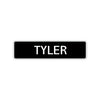 Tyler Street Sign Children Name Room Plate