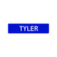 Tyler Street Sign Children Name Room Plate