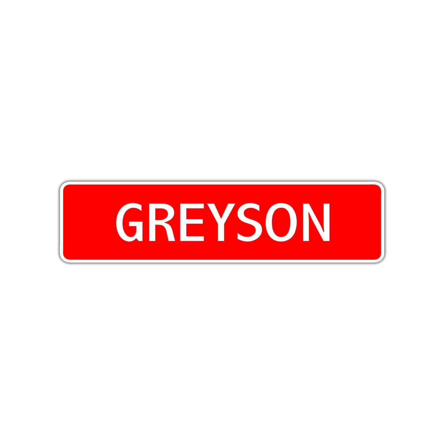 Grayson Street Sign Children Name Room Plate