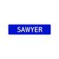 Sawyer Street Sign Children Name Room Plate