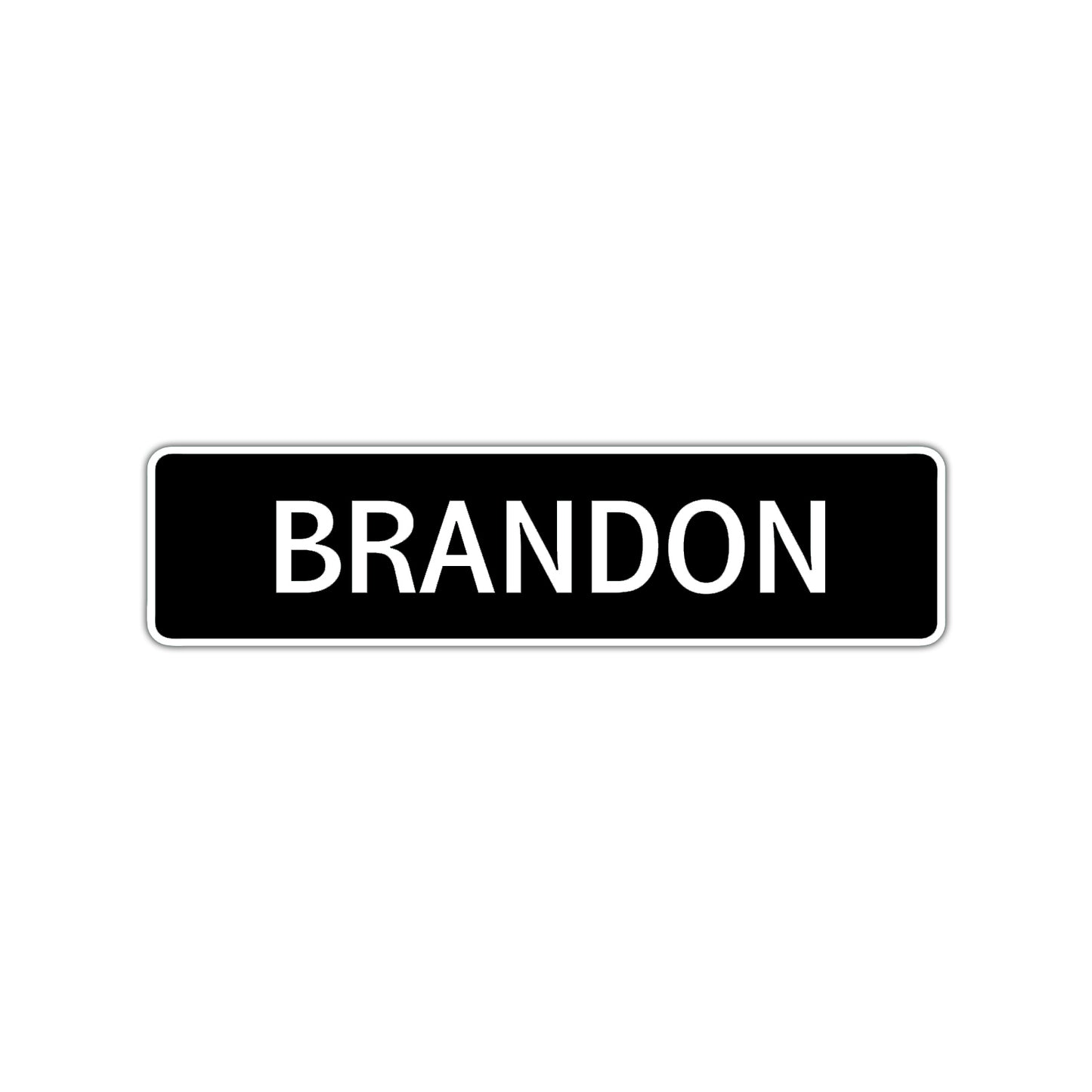 Brandon Street Sign Children Name Room Plate