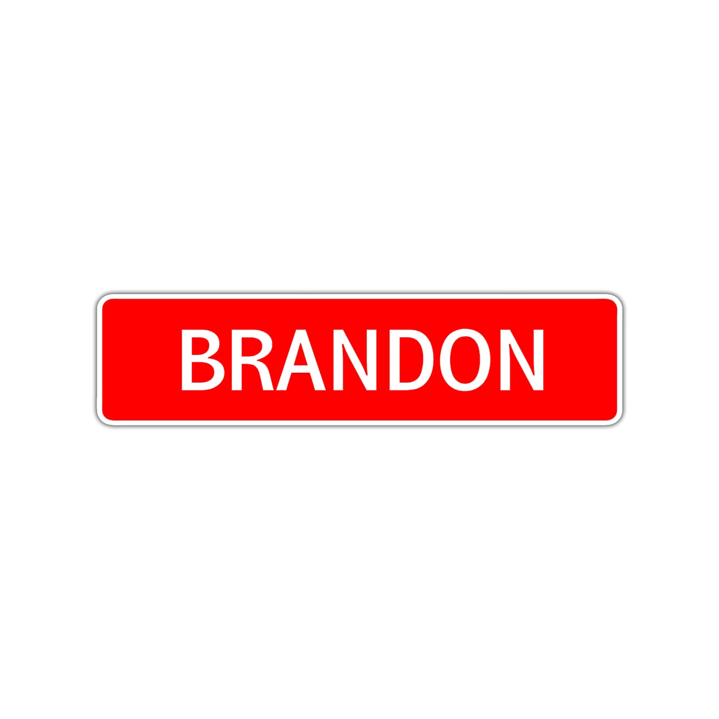 Brandon Street Sign Children Name Room Plate
