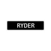 Ryder Street Sign Children Name Room Plate
