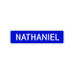 Nathaniel Street Sign Children Name Room Plate