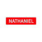 Nathaniel Street Sign Children Name Room Plate