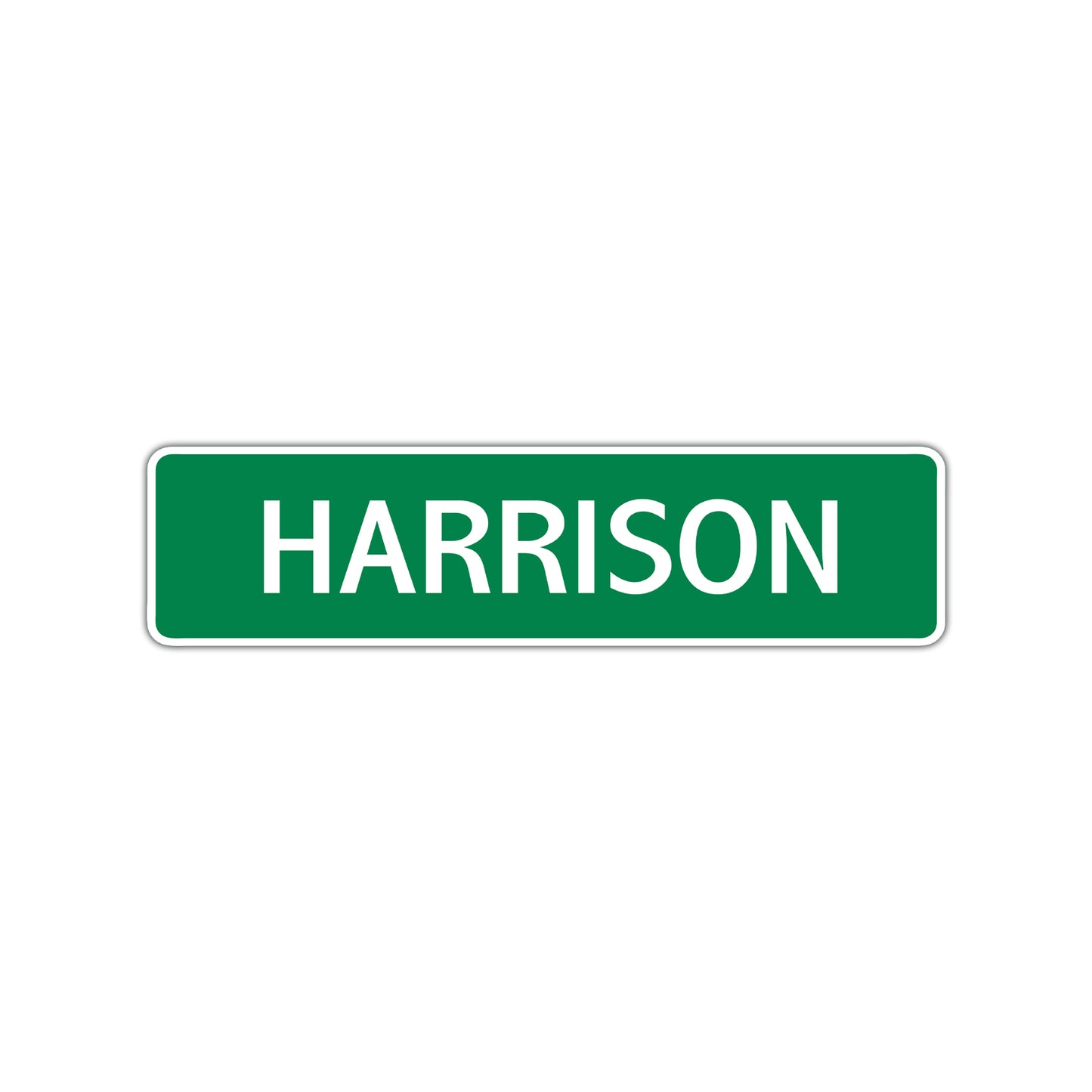 Harrison Street Sign Children Name Room Plate