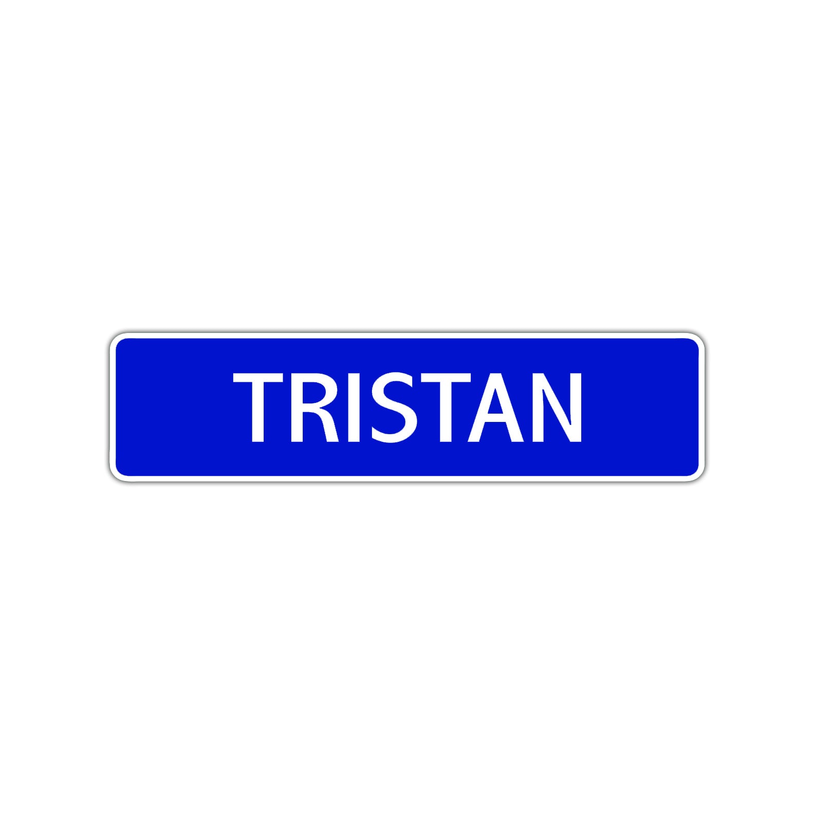 Triston Street Sign Children Name Room Plate