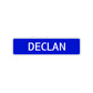 Declan Street Sign Children Name Room Plate