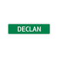Declan Street Sign Children Name Room Plate