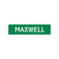 Maxwell Street Sign Children Name Room Plate