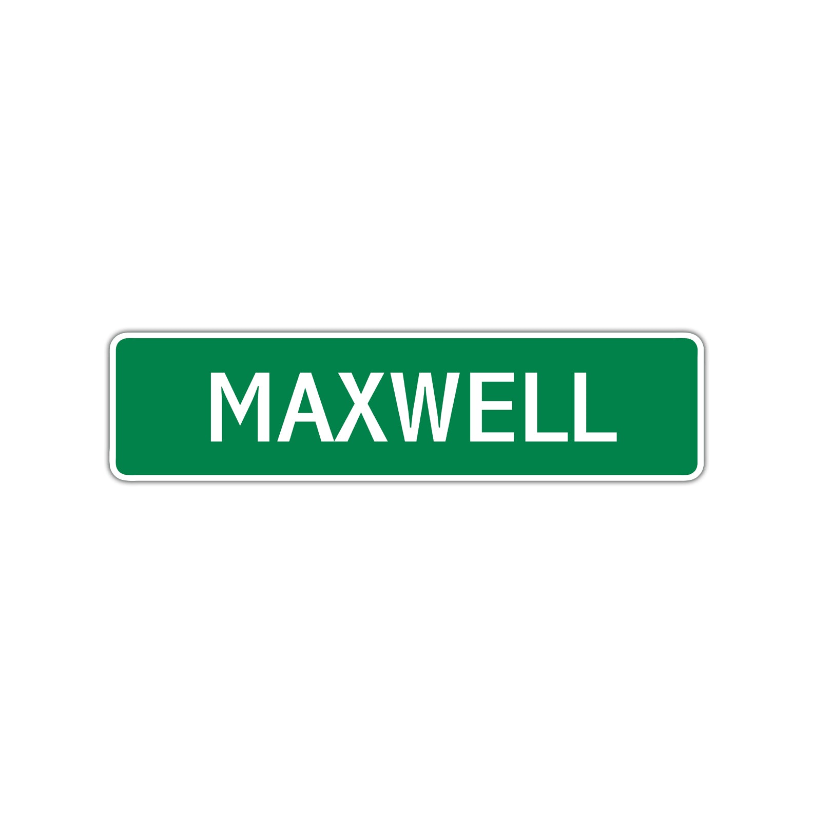 Maxwell Street Sign Children Name Room Plate