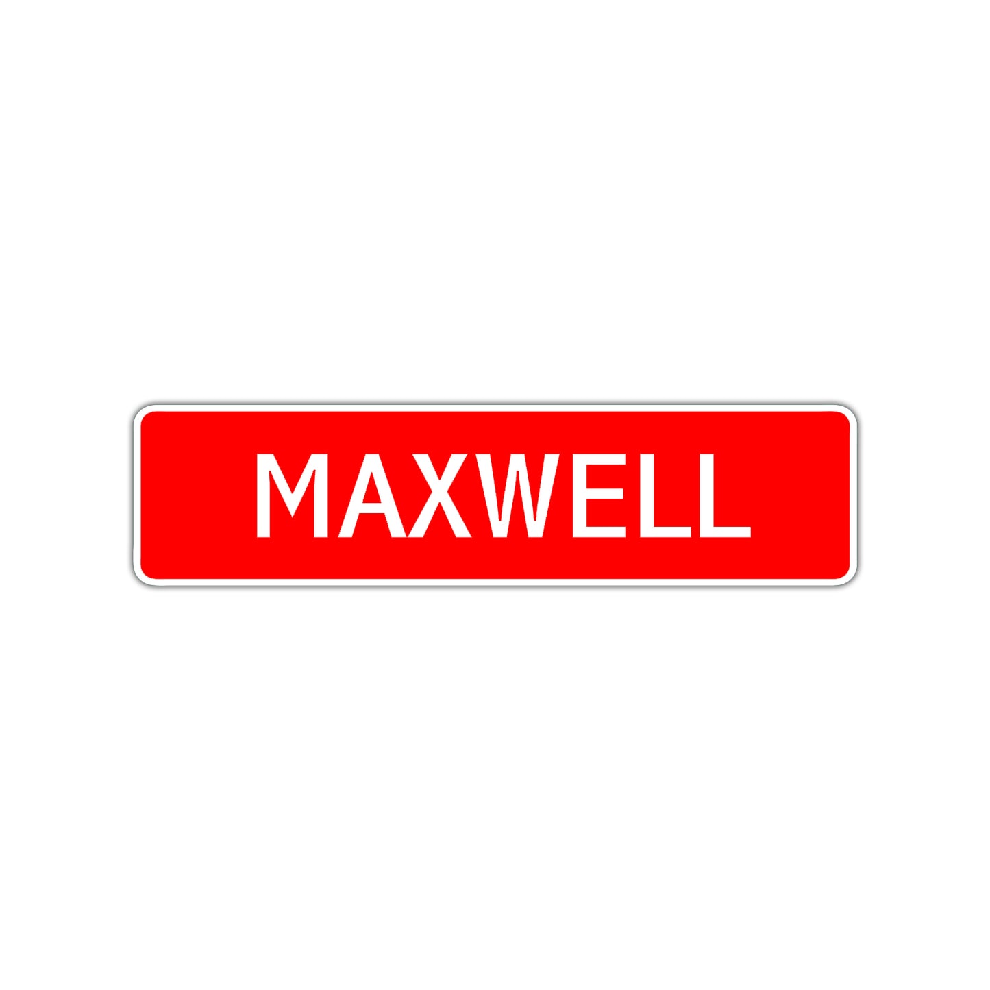 Maxwell Street Sign Children Name Room Plate