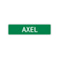 Axel Street Sign Children Name Room Plate