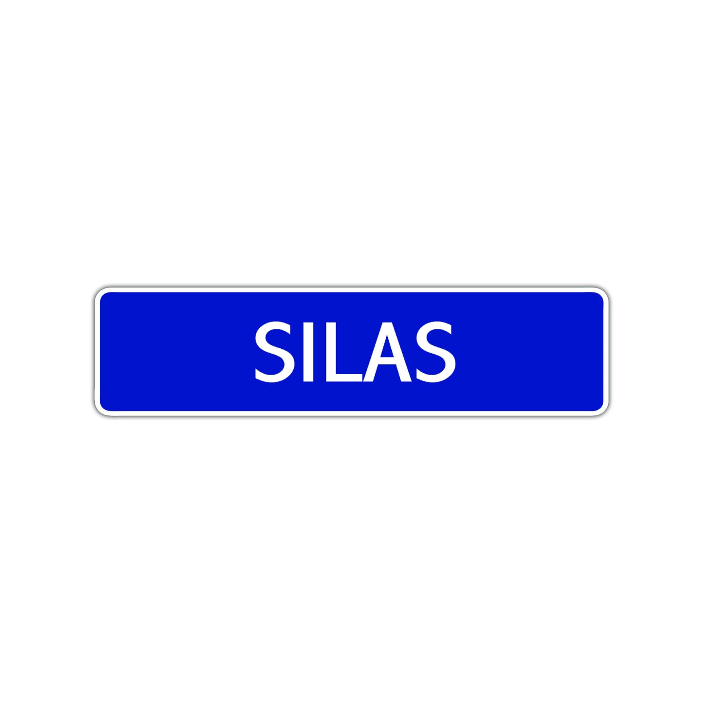 Silas Street Sign Children Name Room Plate