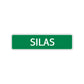 Silas Street Sign Children Name Room Plate