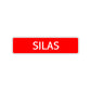 Silas Street Sign Children Name Room Plate