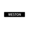 Weston Street Sign Children Name Room Plate