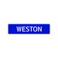 Weston Street Sign Children Name Room Plate