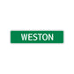 Weston Street Sign Children Name Room Plate