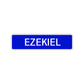 Ezekiel Street Sign Children Name Room Plate