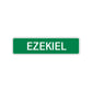 Ezekiel Street Sign Children Name Room Plate