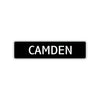 Camden Street Sign Children Name Room Plate