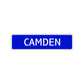 Camden Street Sign Children Name Room Plate