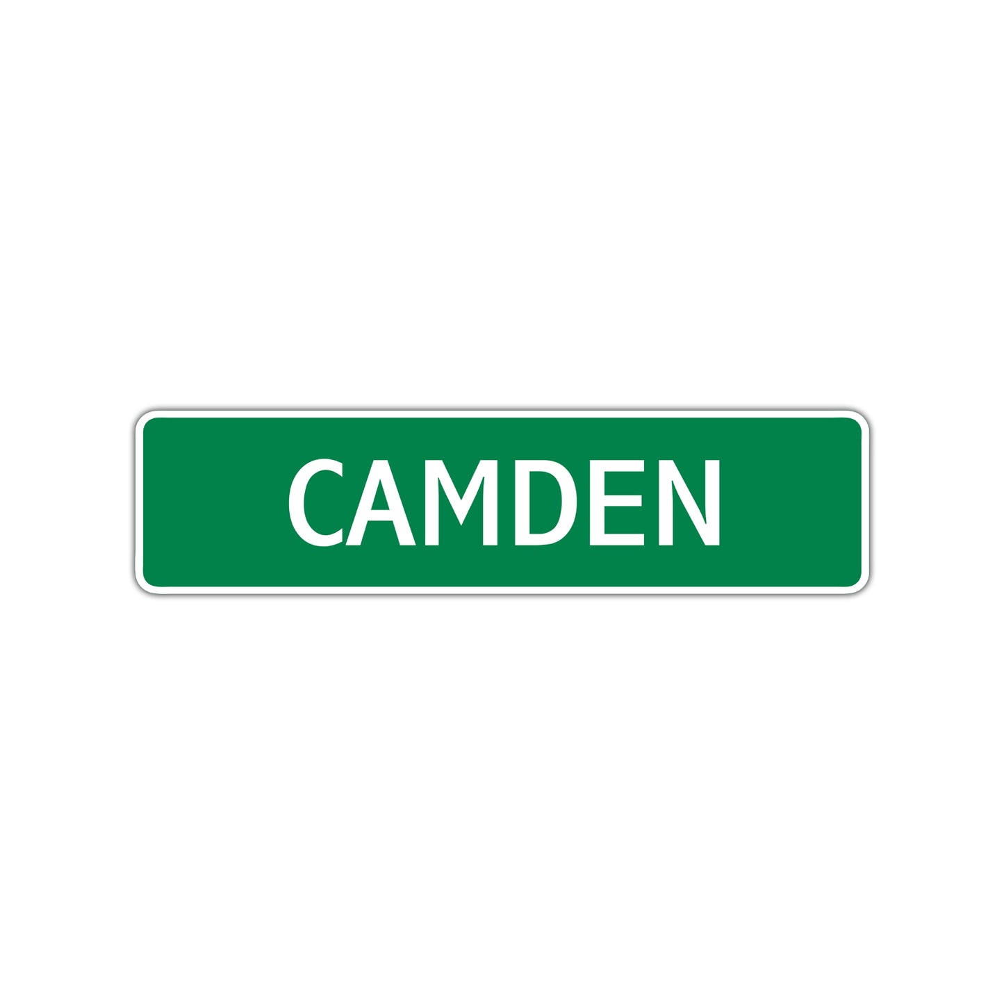 Camden Street Sign Children Name Room Plate
