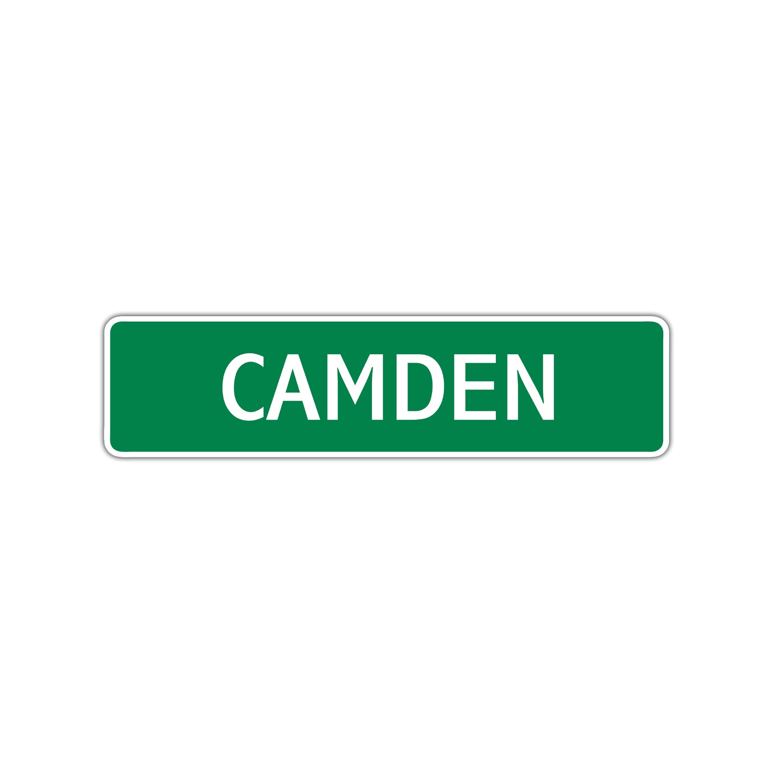 Camden Street Sign Children Name Room Plate