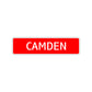 Camden Street Sign Children Name Room Plate