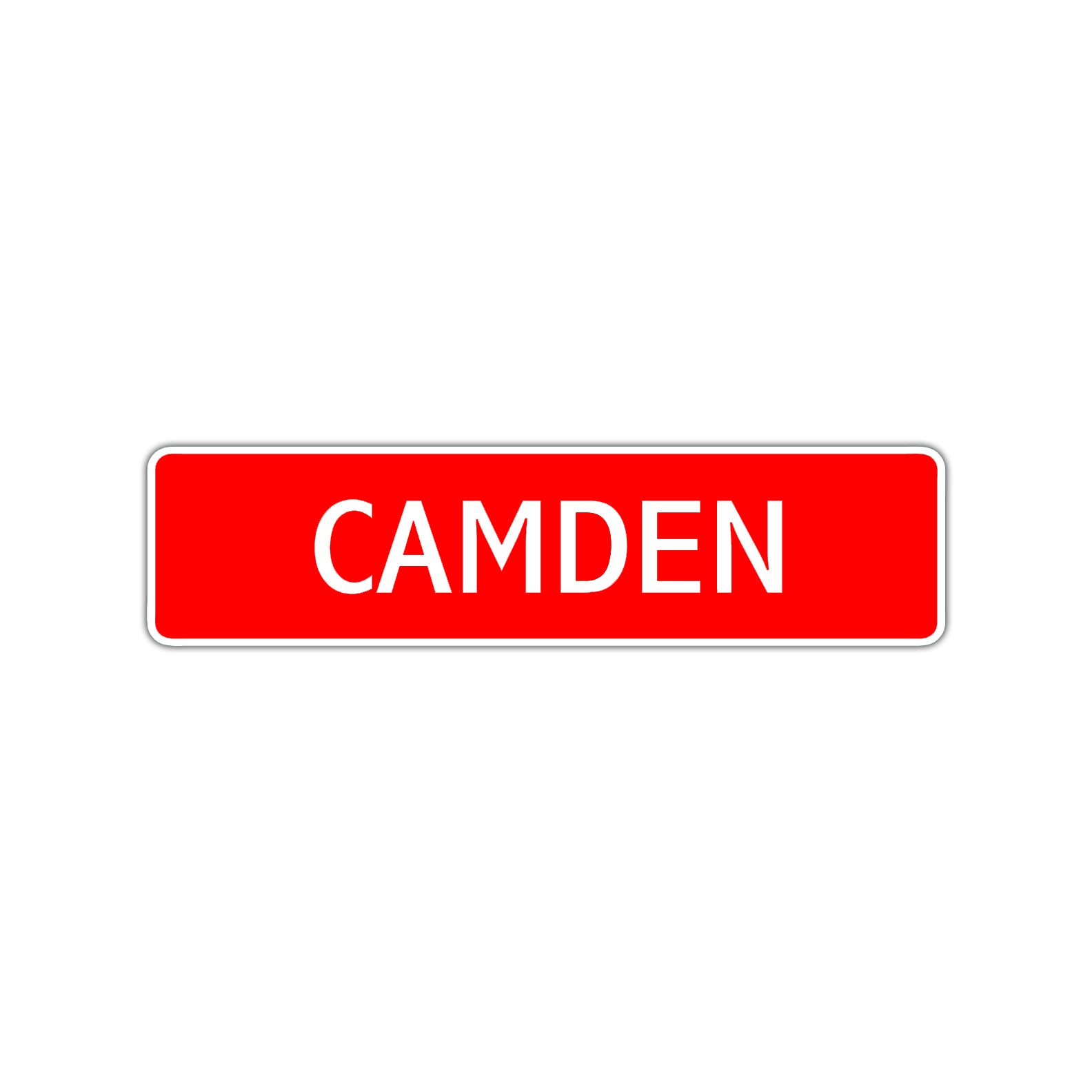 Camden Street Sign Children Name Room Plate