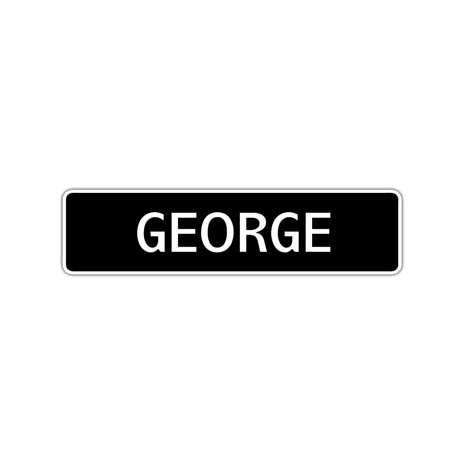 George Street Sign Children Name Room Plate