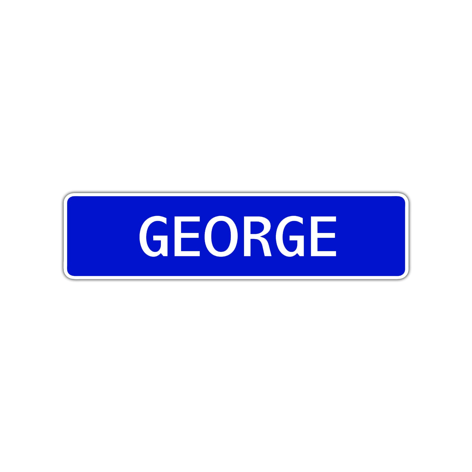 George Street Sign Children Name Room Plate