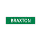 Braxton Street Sign Children Name Room Plate