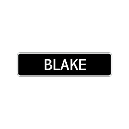Blake Street Sign Children Name Room Plate
