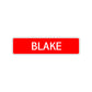 Blake Street Sign Children Name Room Plate