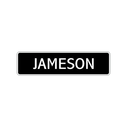 Jameson Street Sign Children Name Room Plate