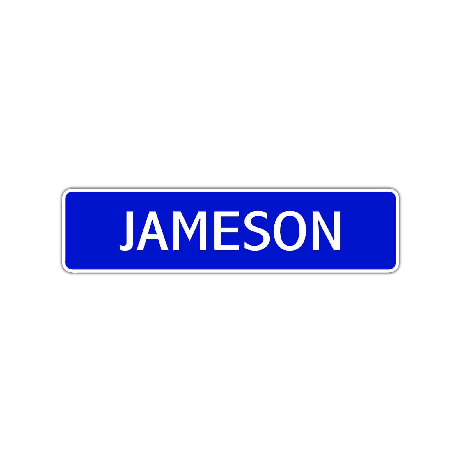 Jameson Street Sign Children Name Room Plate