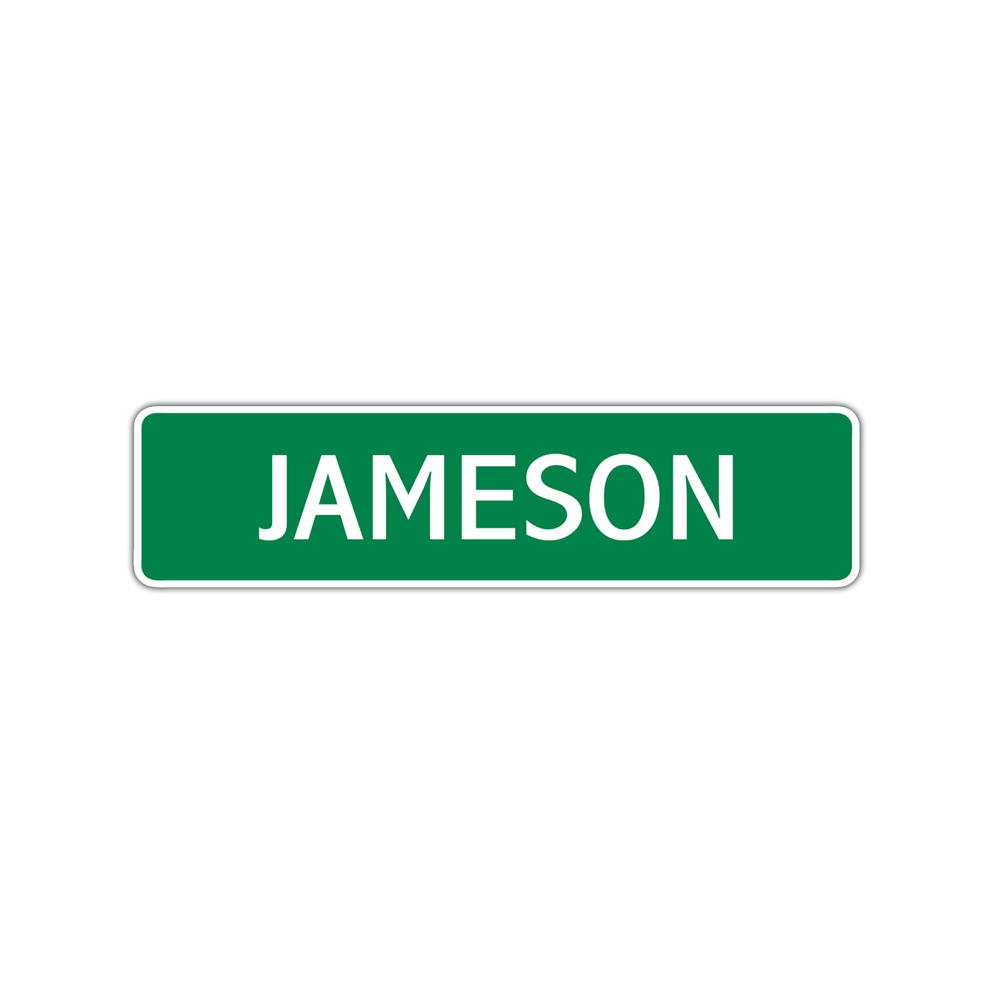 Jameson Street Sign Children Name Room Plate