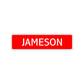 Jameson Street Sign Children Name Room Plate