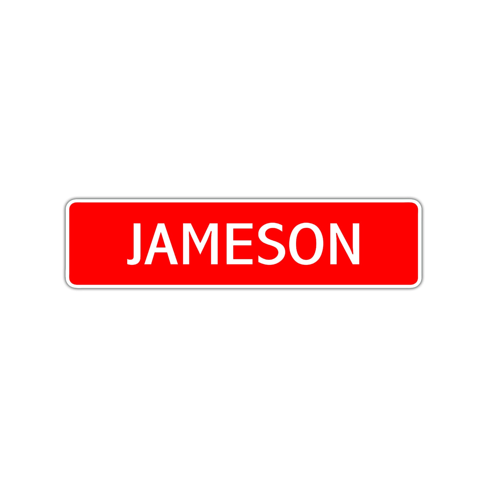 Jameson Street Sign Children Name Room Plate