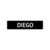Diego Street Sign Children Name Room Plate