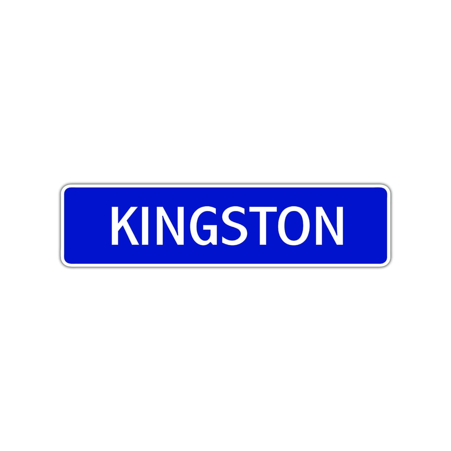 Kingston Street Sign Children Name Room Plate