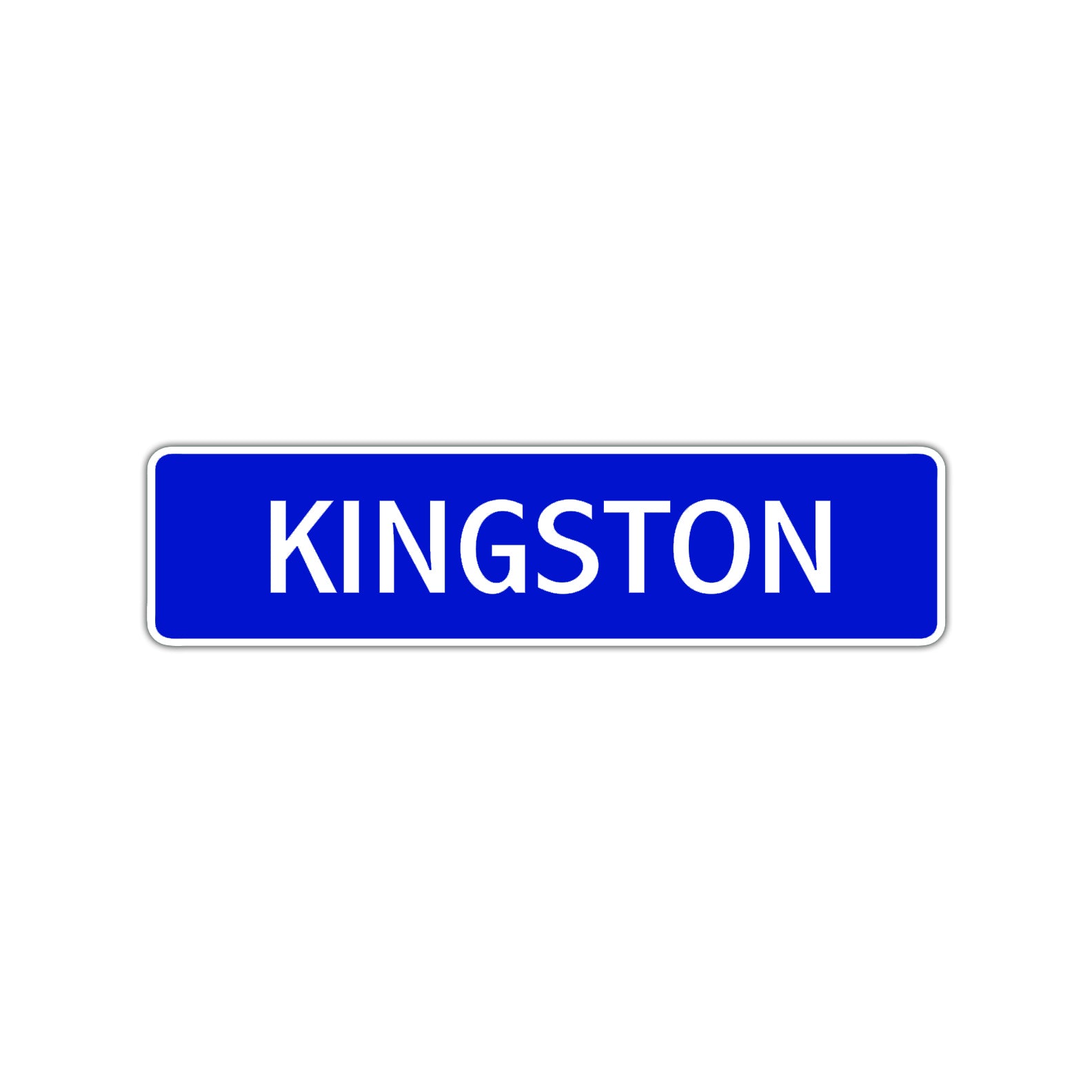Kingston Street Sign Children Name Room Plate