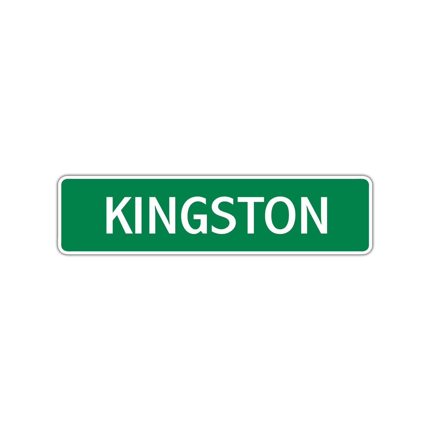Kingston Street Sign Children Name Room Plate