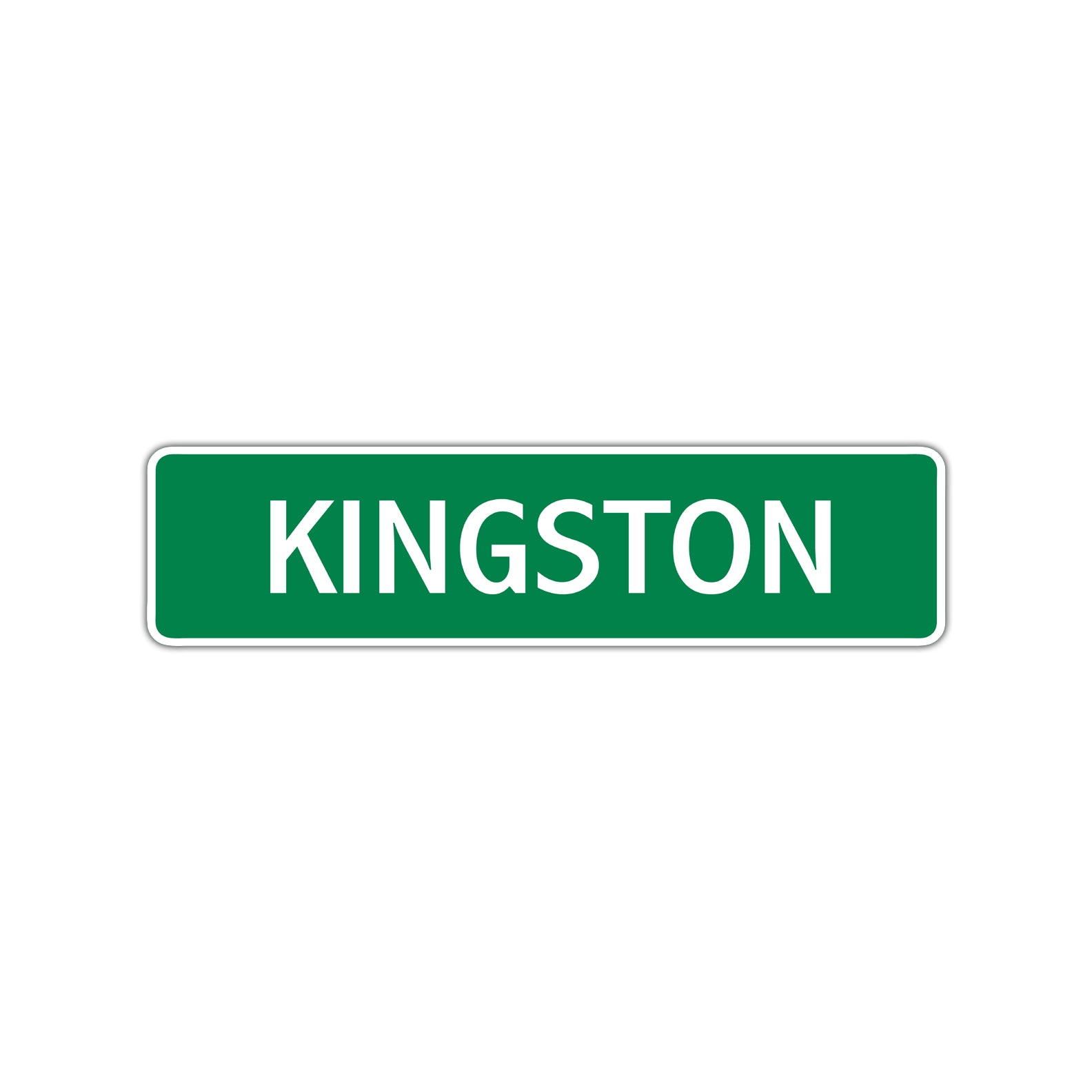 Kingston Street Sign Children Name Room Plate