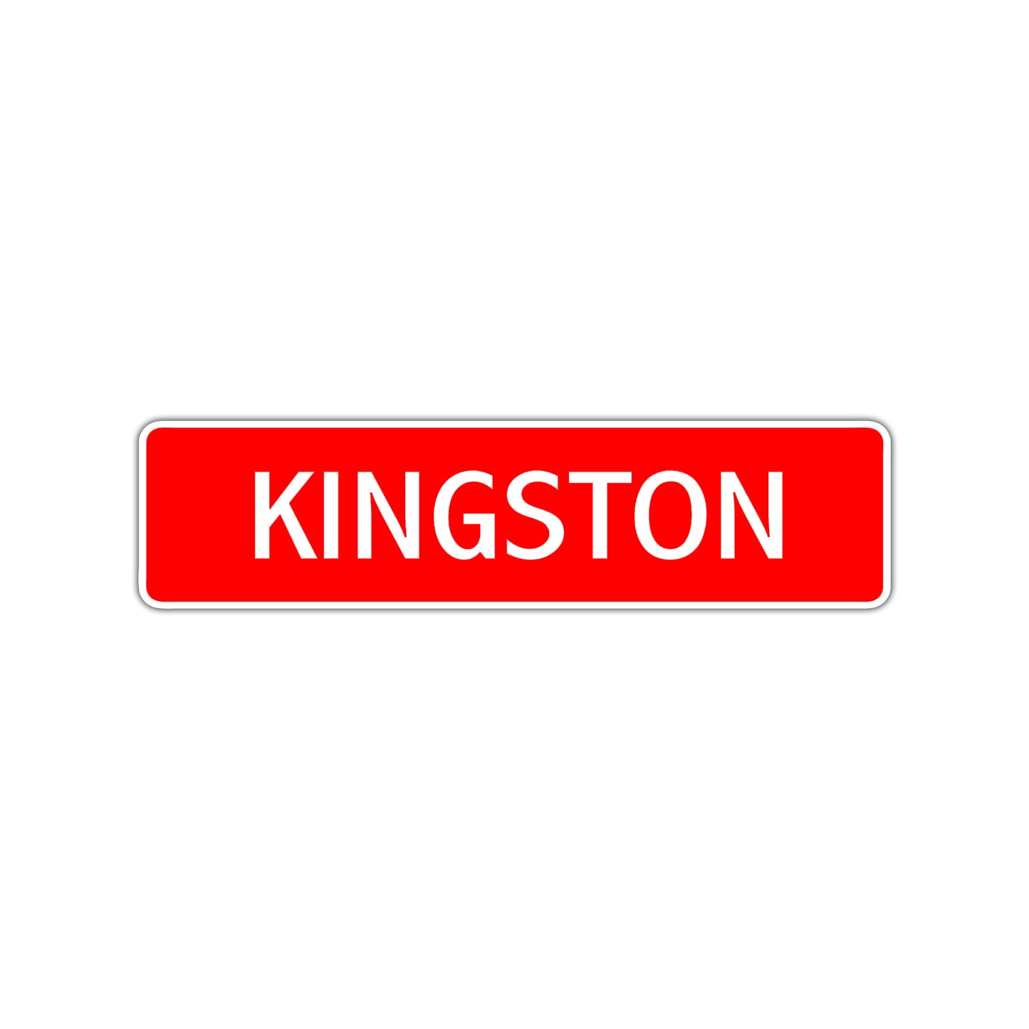 Kingston Street Sign Children Name Room Plate