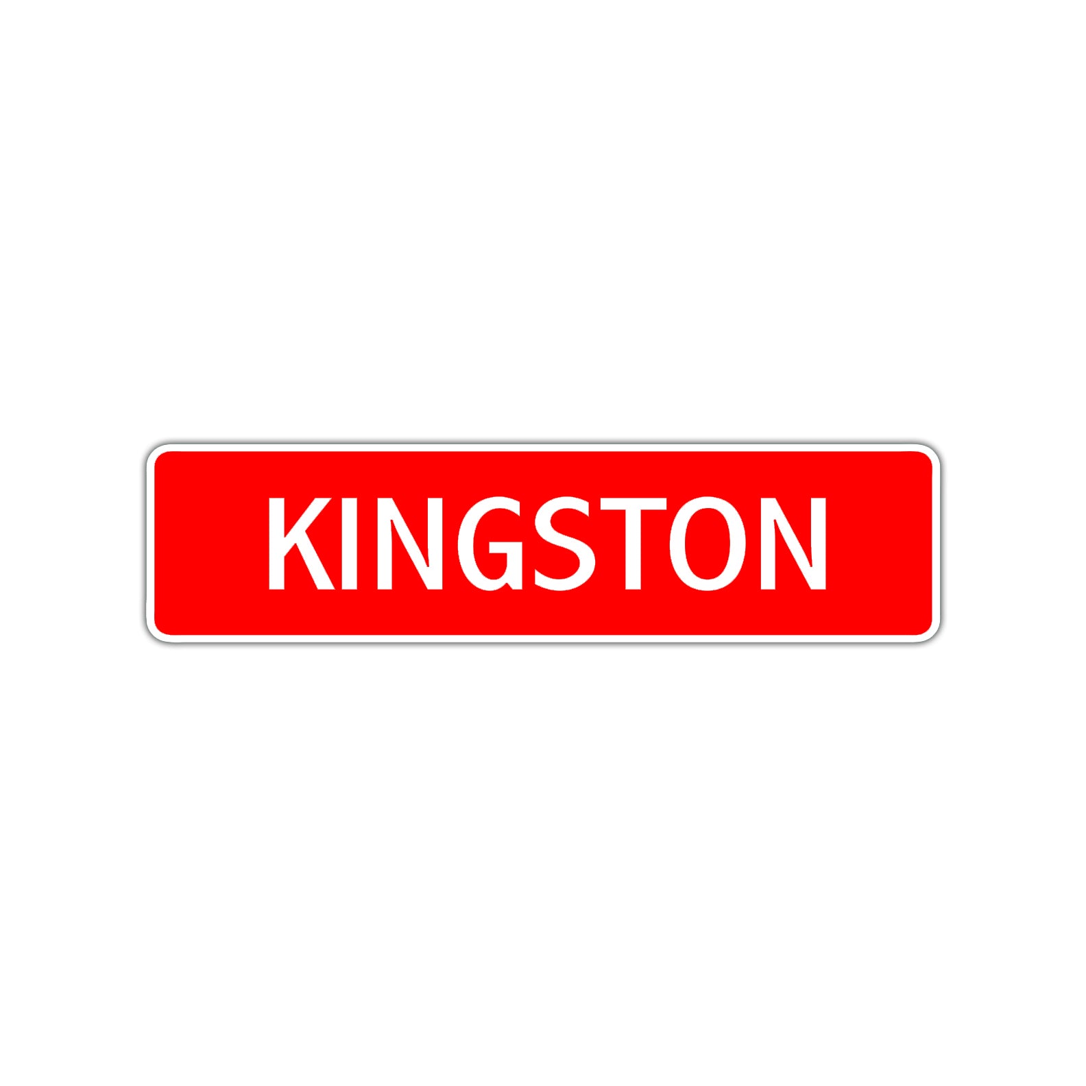 Kingston Street Sign Children Name Room Plate