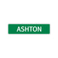 Ashton Street Sign Children Name Room Plate