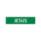 Jesus Street Sign Children Name Room Plate